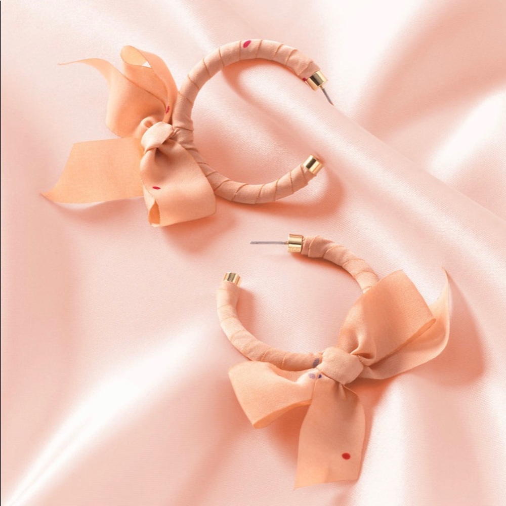 Stella & Dot scarf tie hoops